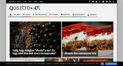 Desktop Screenshot of gasztro-tv.hu